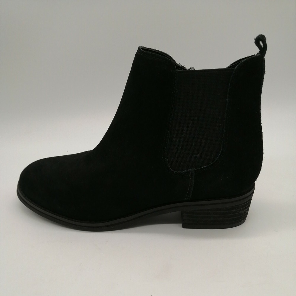 Aqua College Shoes Womens Lori Ankle Bootie Block Heel Side Zip Black 6.5
